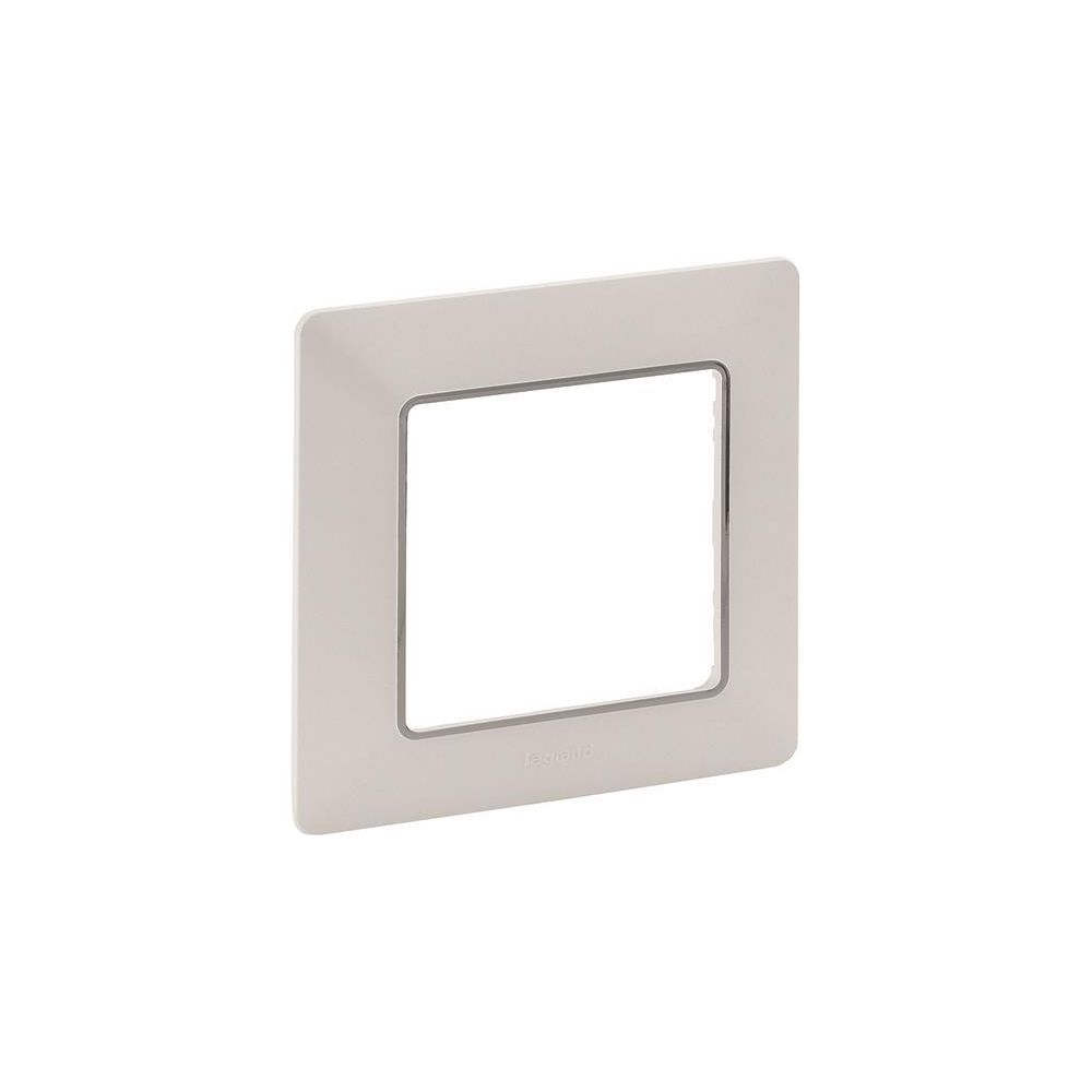 Legrand Abdeckrahmen Valena Life 1-fach, 86x86x10mm, Thermoplast, Ultraweiß/Chrom, 7540... LEGRAND-754031 3414970454447 (Abb. 2)