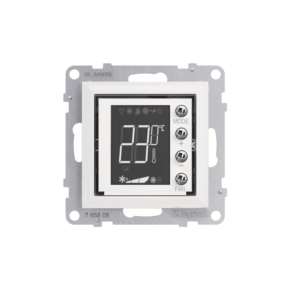 Legrand Thermostat Seano MyHome, Unterputz, 72,9x72,9x42mm, Ultraweiß, 765608... LEGRAND-765608 3414972618229 (Abb. 4)