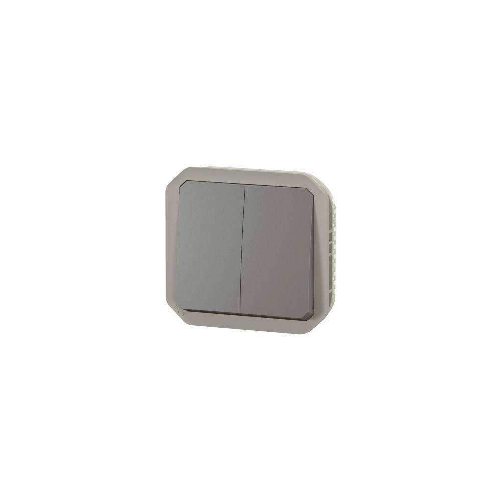 Legrand Doppelwechselschalter Plexo New 069805L, 10A, 250V, IP55, Kunststoff, Anthrazi... LEGRAND-069805L 3414971883055 (Abb. 3)