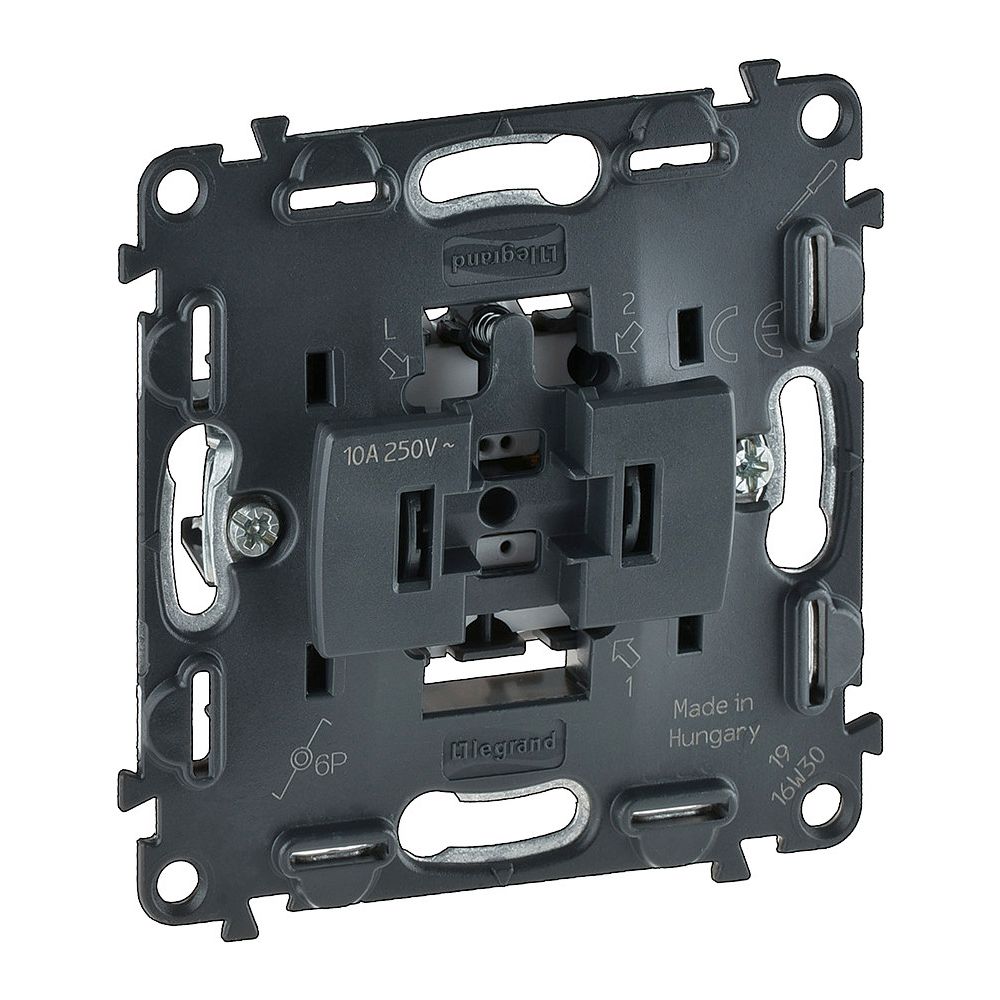 Legrand Taster-Einsatz Valena In’Matic Wechselkontakt, 10A, 250V, Unterputz, 74,7x74,7x... LEGRAND-752012 3414972605472 (Abb. 2)