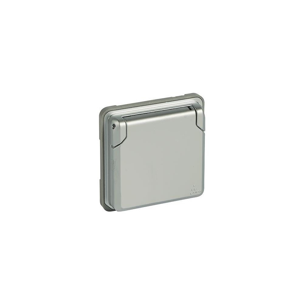 Legrand Schutzkontakt-Steckdose Soliroc, 16A 250V, IP55, IK10, mit Klappdeckel, erhöhte... LEGRAND-077834 3245060778347 (Abb. 2)