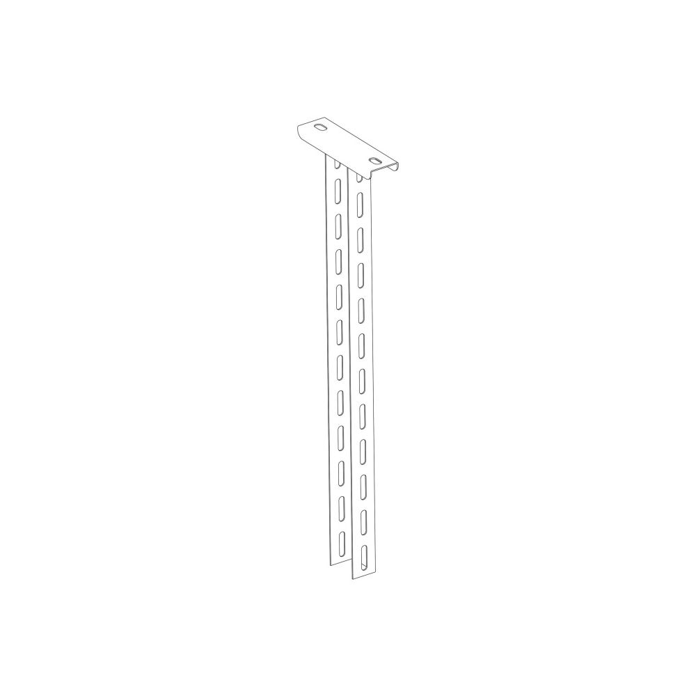 Legrand U-Profil-Stiel U55, 800mm, 56x38,5mm, 12kN, Stahl, Feuerverzinkt, 348368... LEGRAND-348368 3414970681638 (Abb. 2)