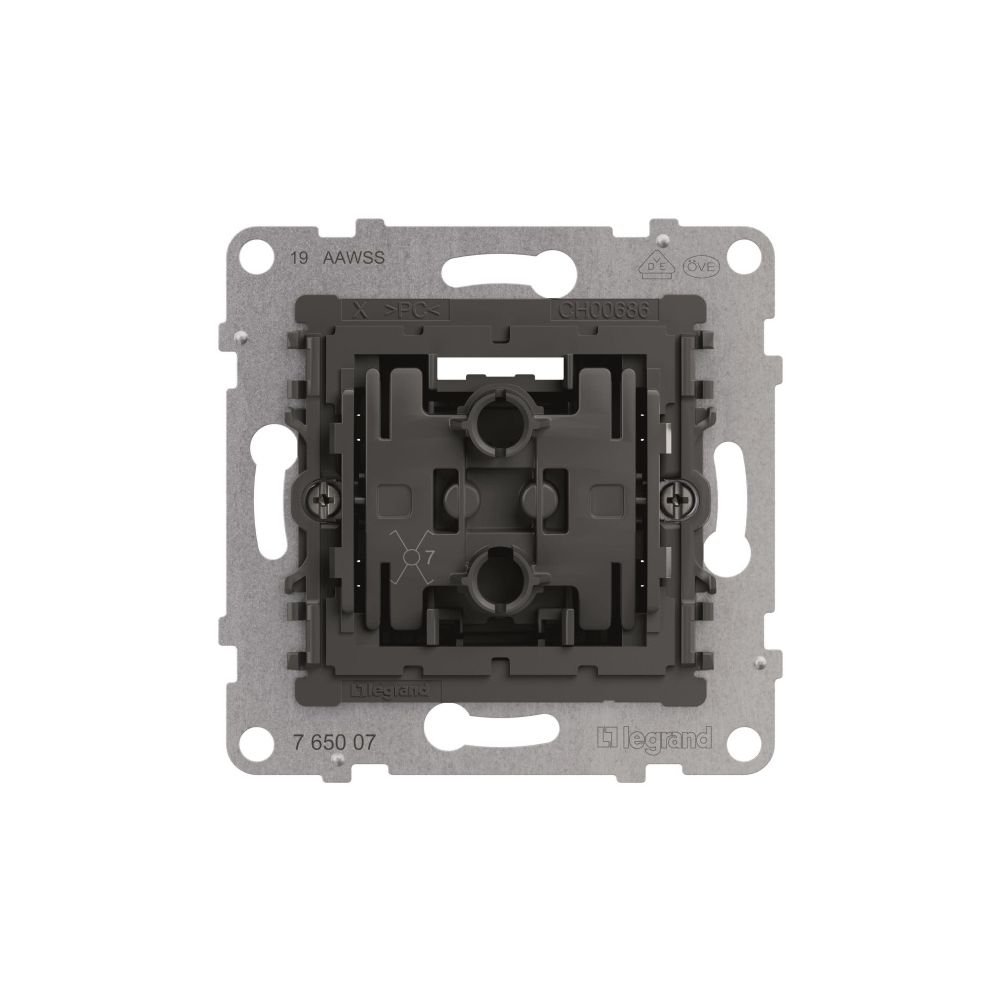 Legrand Kreuzschalter SEANO, 10 AX, Unterputz, 27,3mm, 765007... LEGRAND-765007 3414972547369 (Abb. 4)