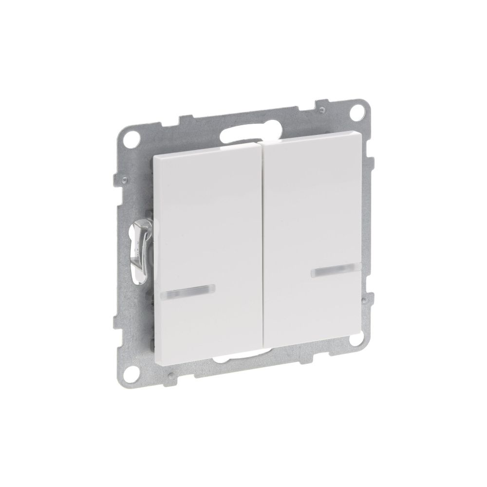 Legrand Serienschalter Seano with Netatmo, 2x250W, Unterputz, Thermoplast, Ultraweiss, ... LEGRAND-765642 3414972638005 (Abb. 2)