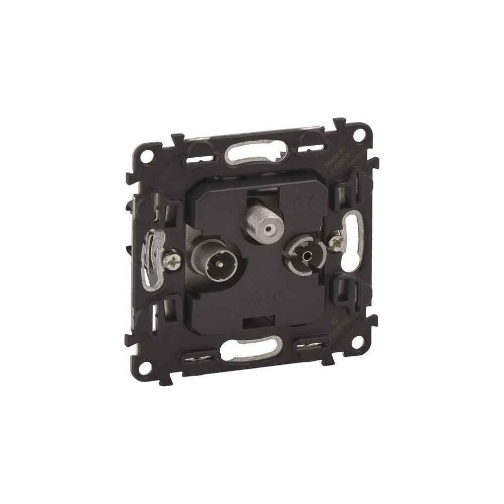Legrand TV-R-SAT-Enddose Valena In'Matic, 3 Auslässe, 10 dB, Unterputz, 74,6x74,6x27,2m... LEGRAND-753064 3414970452108 (Abb. 2)