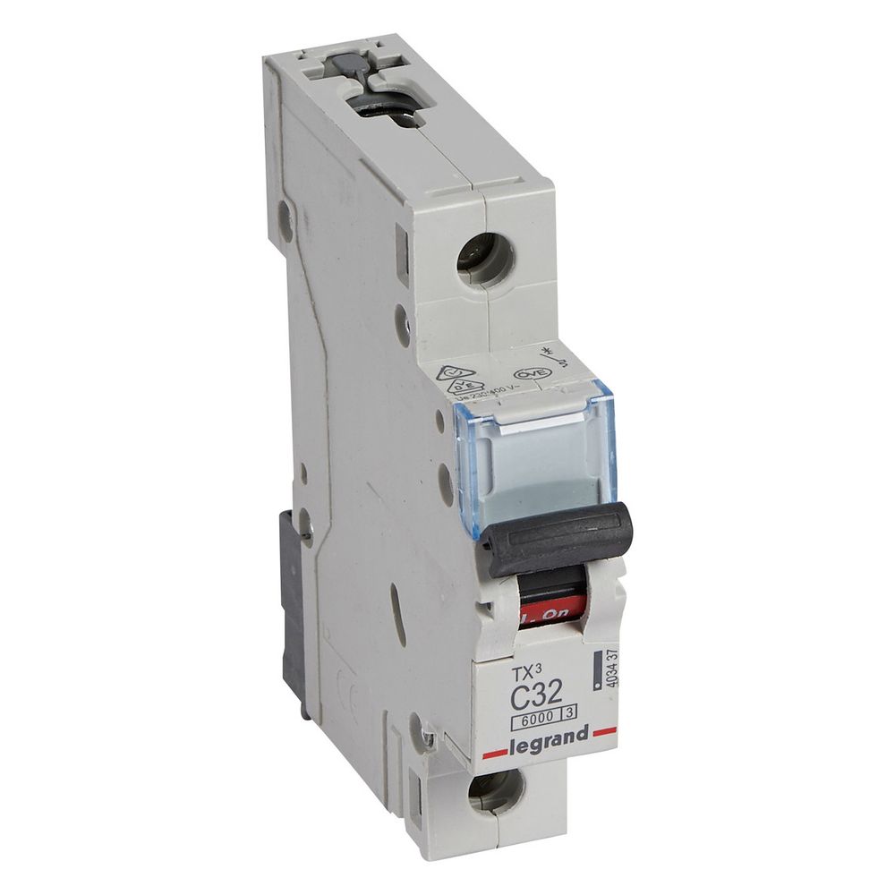 Legrand Leitungsschutzschalter TX3 C 32A, 1-polig, 6kA, 1TE, Grau, 403437... LEGRAND-403437 3414970388377 (Abb. 3)