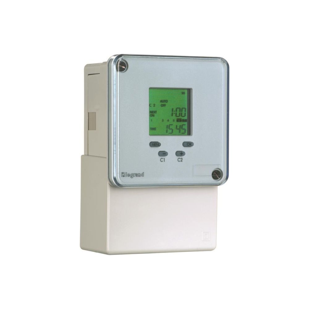 Legrand Wochenschaltuhr MaxiRex D72/1 Plus, 1 Kanal, 230V, 72x72mm, IP20, 049680... LEGRAND-049680 4010957496807 (Abb. 2)
