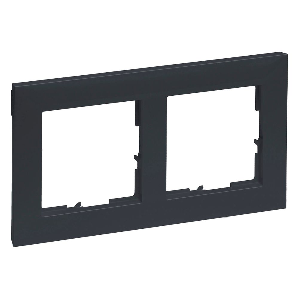 Legrand 2-fach Rahmen SEANO, 87x158mm, Kunststoff, Anthrazit lackiert, 765472... LEGRAND-765472 3414972549608 (Abb. 3)