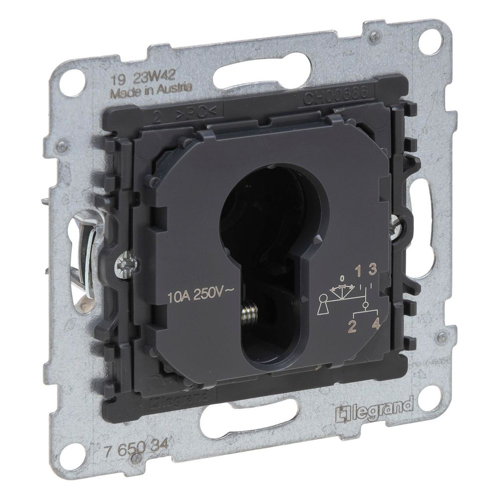 Legrand Schlüssel-Jalousietaster SEANO, 2-polig, 10A, 250V, Unterputz, 72,9x72,9x52mm... LEGRAND-765034 3414972542159 (Abb. 3)