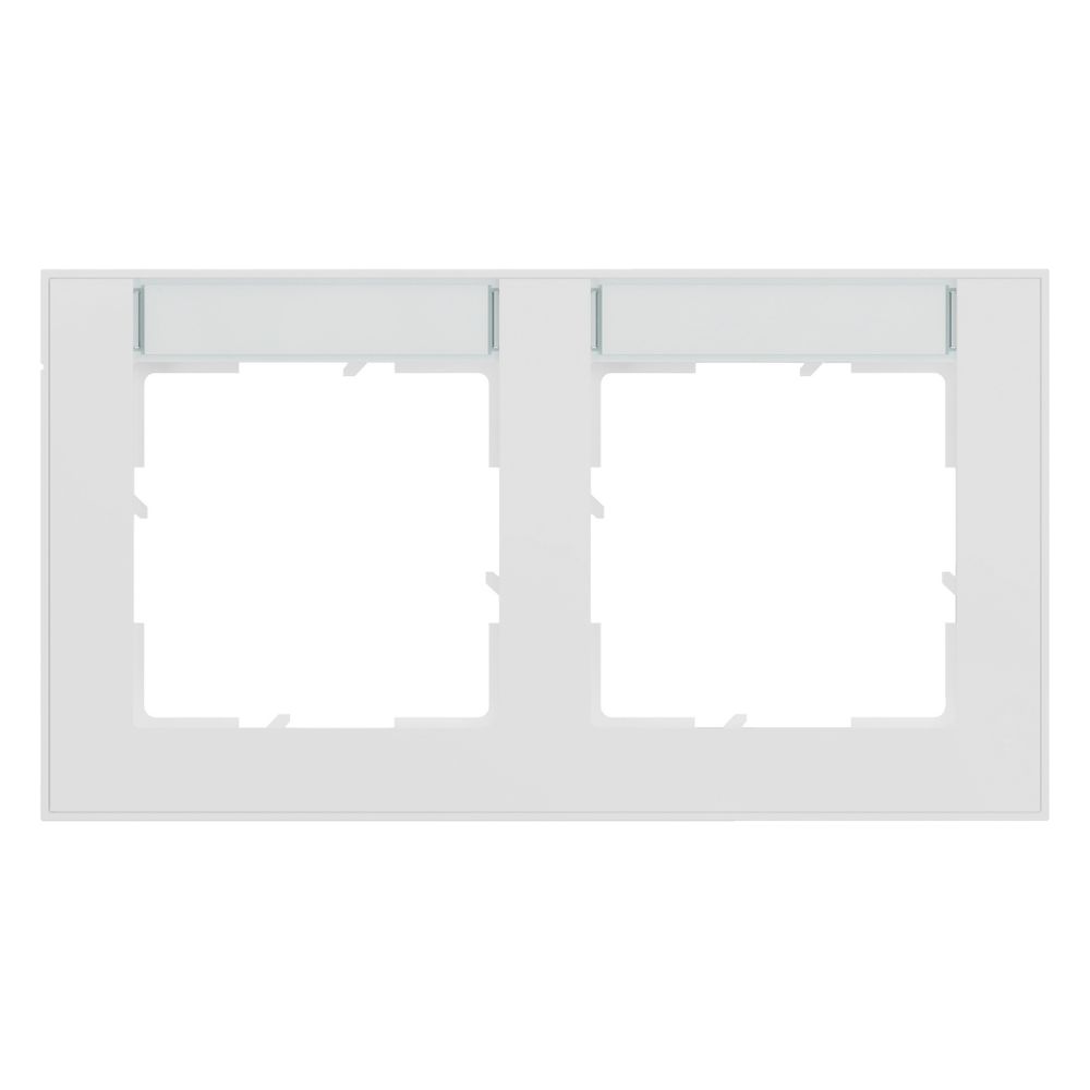 Legrand Abdeckrahmen SEANO+ 2-fach horizontal, 10x55mm Beschriftungsfeld, 87x158x9,8mm,... LEGRAND-765892 3414972547543 (Abb. 6)