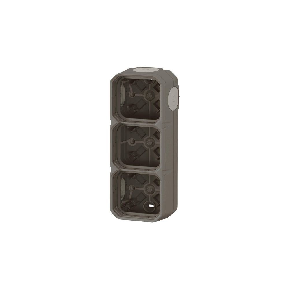Legrand Aufputzgehäuse Plexo New 3-fach, 82x226x57mm, Thermoplast, Anthrazit, 069603L... LEGRAND-069603L 3414971879904 (Abb. 5)