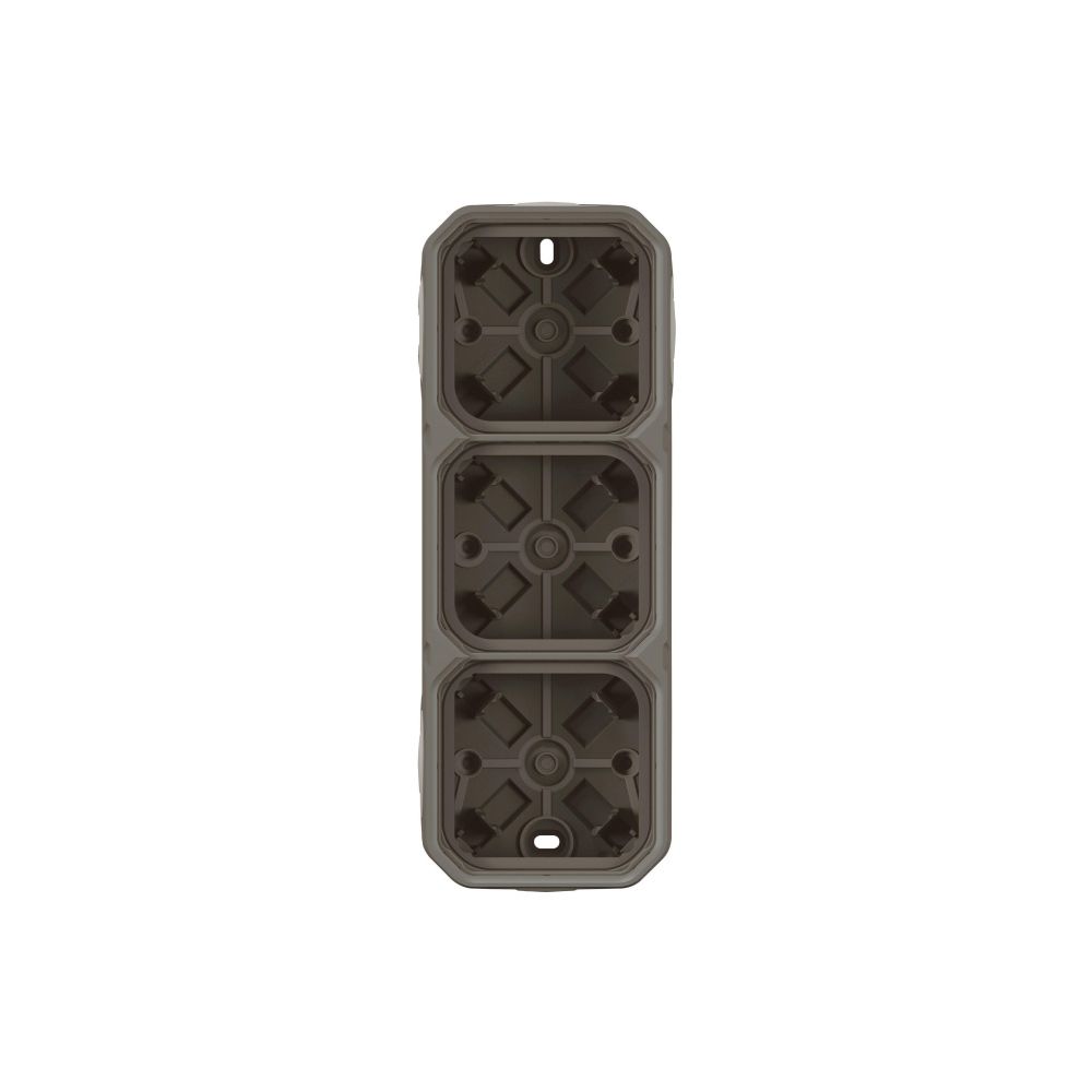 Legrand Aufputzgehäuse Plexo New 3-fach, 82x226x57mm, Thermoplast, Anthrazit, 069603L... LEGRAND-069603L 3414971879904 (Abb. 3)