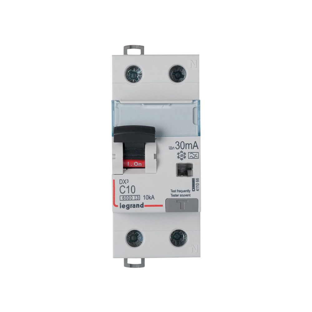 Legrand FI/LS-Schalter DX3 C 16A, 1P+N, 6kA, 30mA, Typ A, 230V, 2TE... LEGRAND-411061 3414970351821 (Abb. 4)
