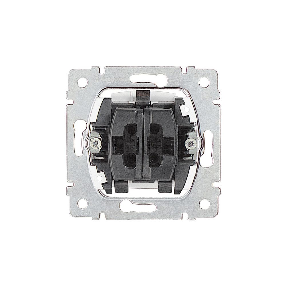Legrand Serienschalter-Einsatz 775805, 2-fach, 10AX 250V, Unterputz, 71x71x32,5mm... LEGRAND-775805 3245067758052 (Abb. 3)