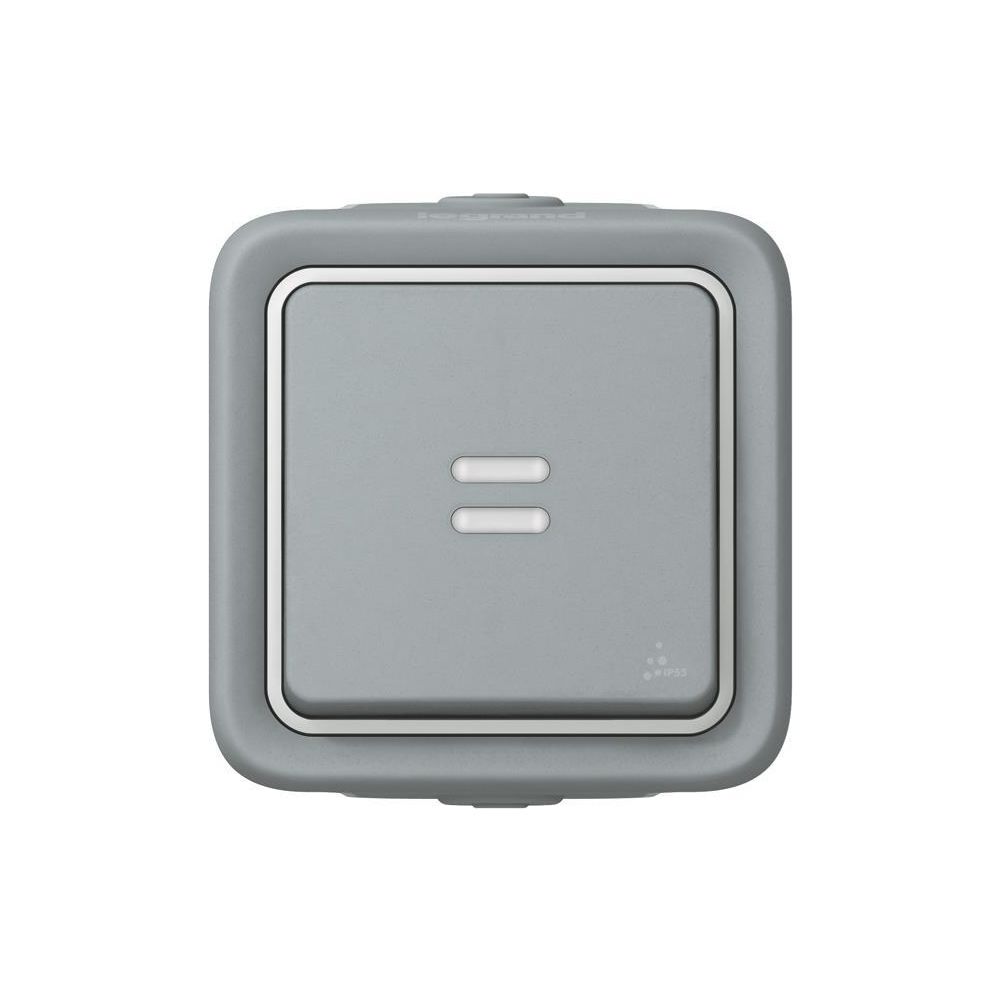 Legrand Wippschalter Plexo Classic, Aus-/Wechsel Kontroll 1-polig, IP55, Kunststoff, Gr... LEGRAND-069712 3245060697129 (Abb. 2)