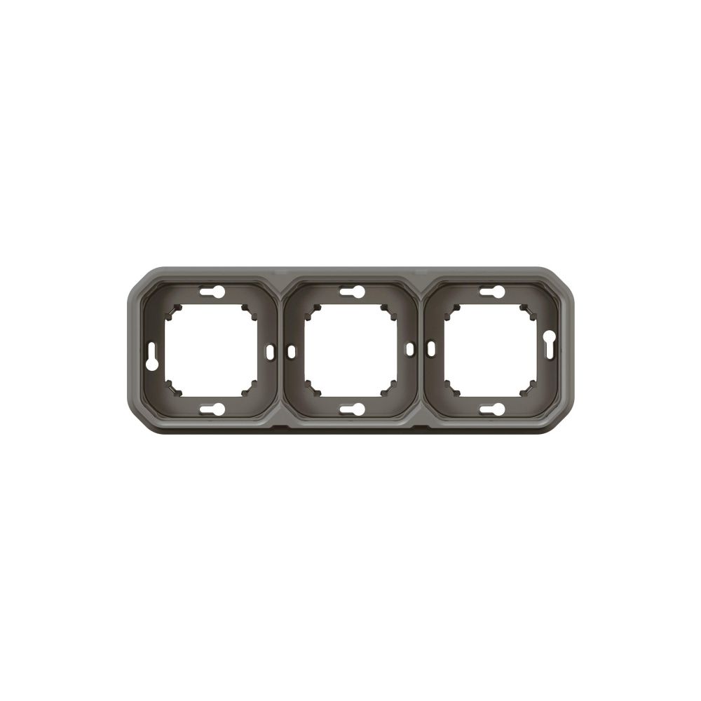 Legrand Tragring Plexo New 3fach, Unterputz, 227x85x43,5mm, Thermoplast, Anthrazit, 06... LEGRAND-069608L 3414971880016 (Abb. 2)