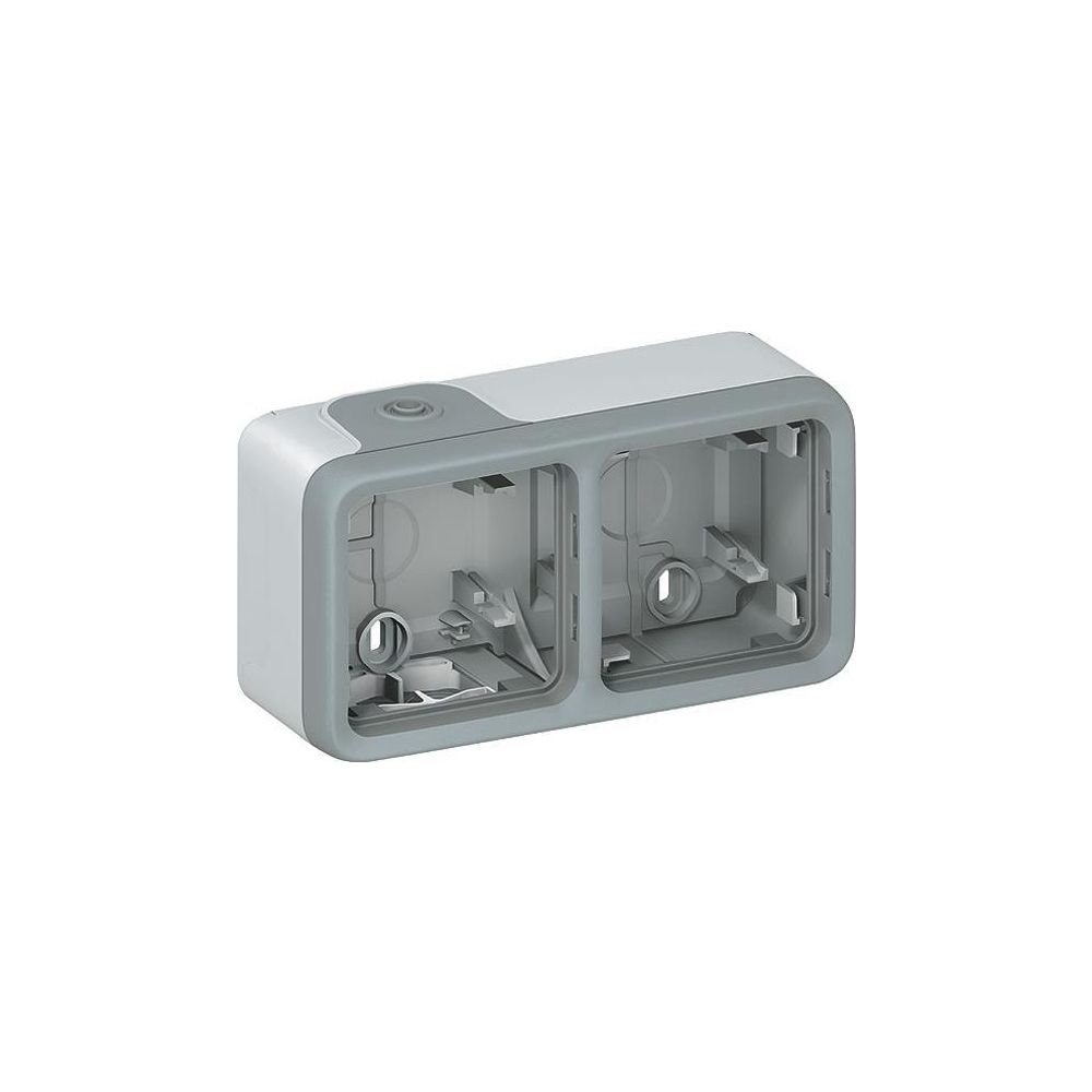 Legrand Aufputzgehäuse Plexo Classic 2-fach waagerecht, IP55, 84x151x53mm, Kunststoff, ... LEGRAND-069672 3245060696726 (Abb. 3)