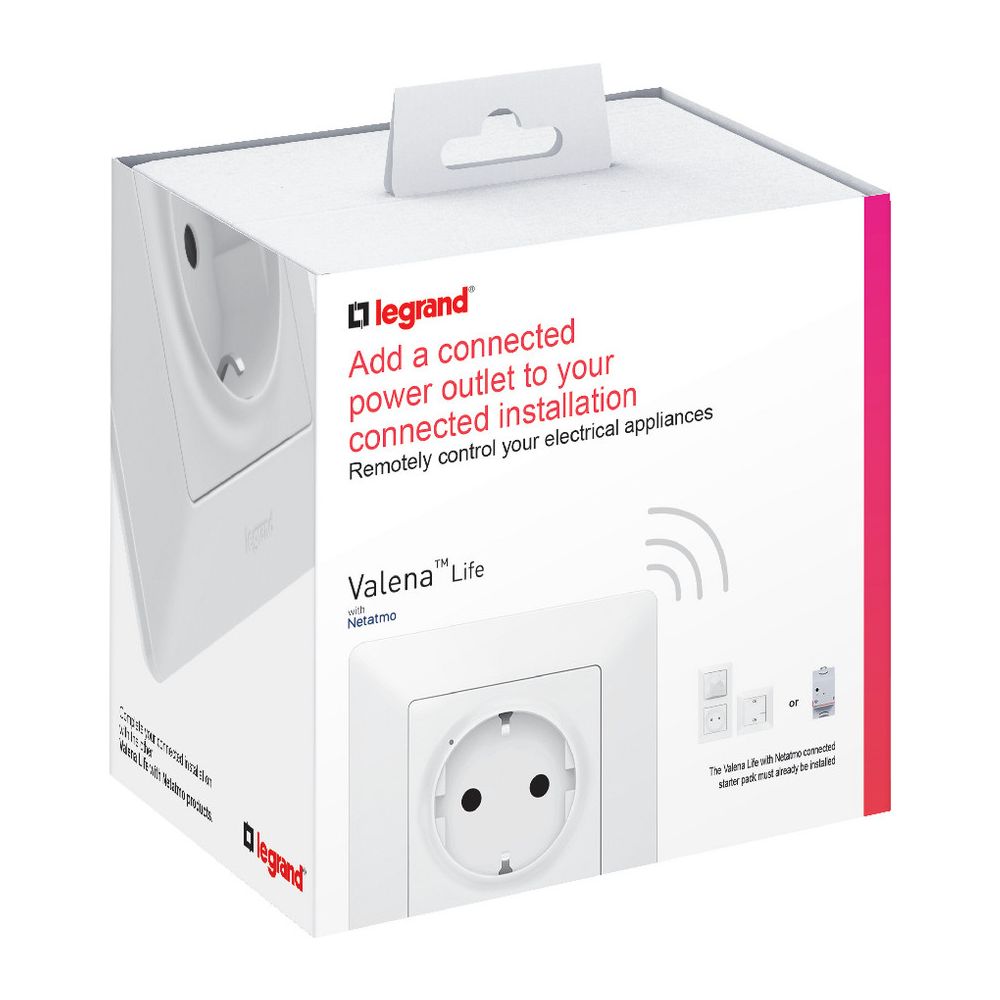 Legrand Funk-Steckdose Valena Life with Netatmo, 16A, Unterputz, 86x86x45mm, Kunststoff... LEGRAND-752194 3414971154438 (Abb. 9)