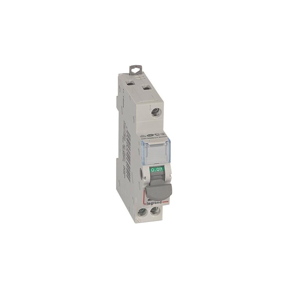 Legrand Lasttrennschalter DX3, 1-polig, 20A, 250V, beleuchtet, 1TE, 406404... LEGRAND-406404 3245064064040 (Abb. 2)