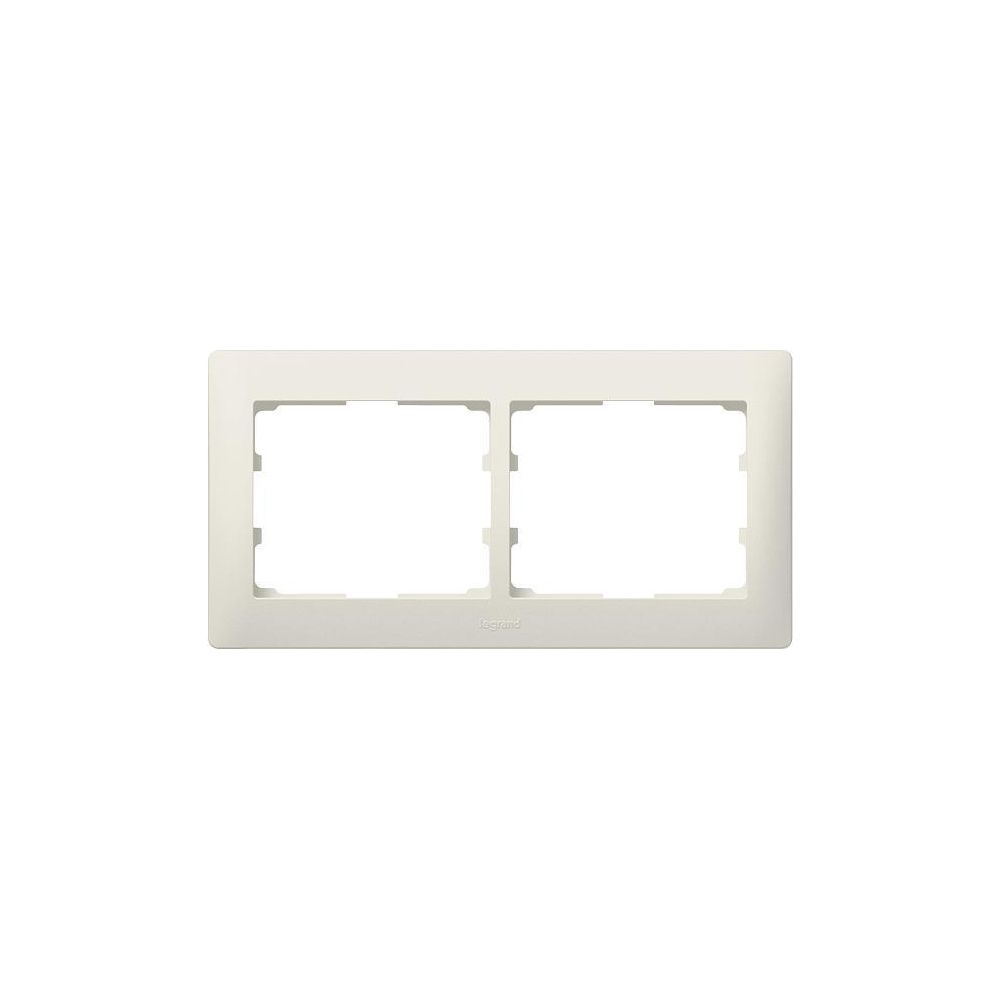 Legrand Rahmen 2-fach waagerecht Galea, 83x162x12mm, Kunststoff, Perlmutt, 771502... LEGRAND-771502 3245067715024 (Abb. 2)
