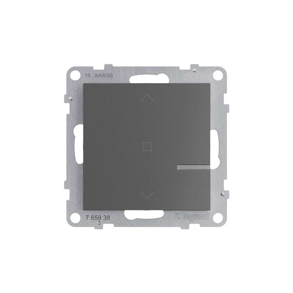 Legrand Rollladenschalter Seano with Netatmo, 500W, Unterputz, Anthrazit, 765938... LEGRAND-765938 3414972637947 (Abb. 4)