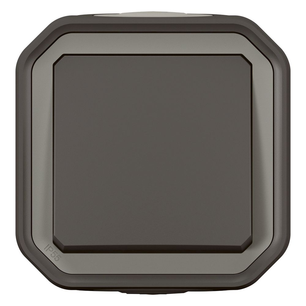 Legrand Wechselschalter Plexo New 069761L, 10A, IP55, IK08, Thermoplast, Anthrazit... LEGRAND-069761L 3414971882522 (Abb. 5)