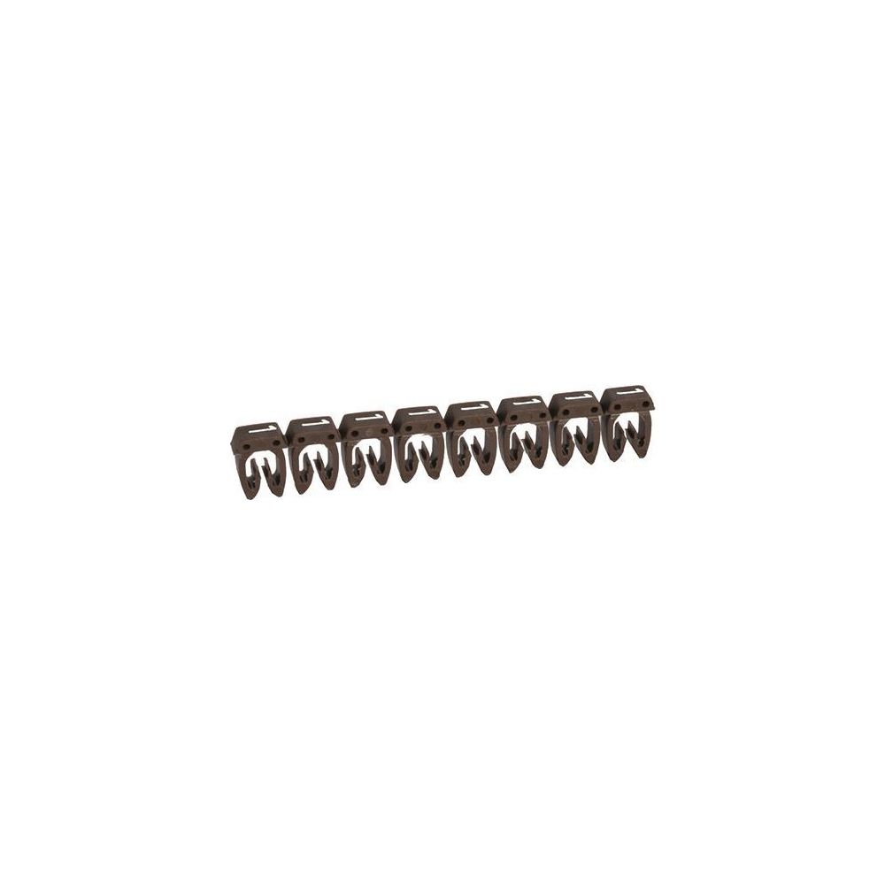 Legrand Kennzeichnungssystem CAB 3 Ziffer 1, 0,5-1,5mm2, 5x3mm, Kunststoff, Braun... LEGRAND-038211 3245060382117 (Abb. 2)