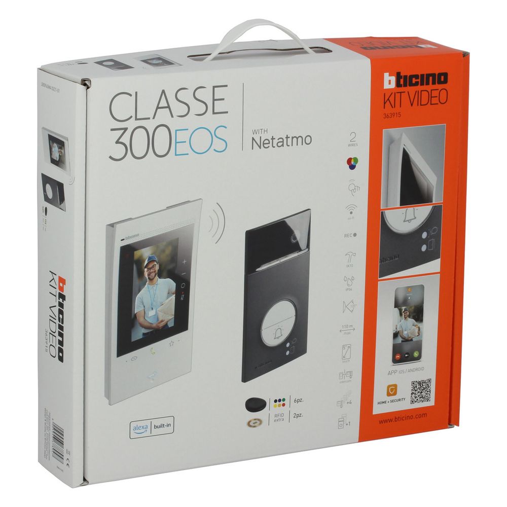 Legrand BTicino Video-Set Flex'ONE LINEA3000 CLASSE 300EOS, 5", Aufputz, Aluminium, Sch... LEGRAND-363915 8005543678947 (Abb. 2)