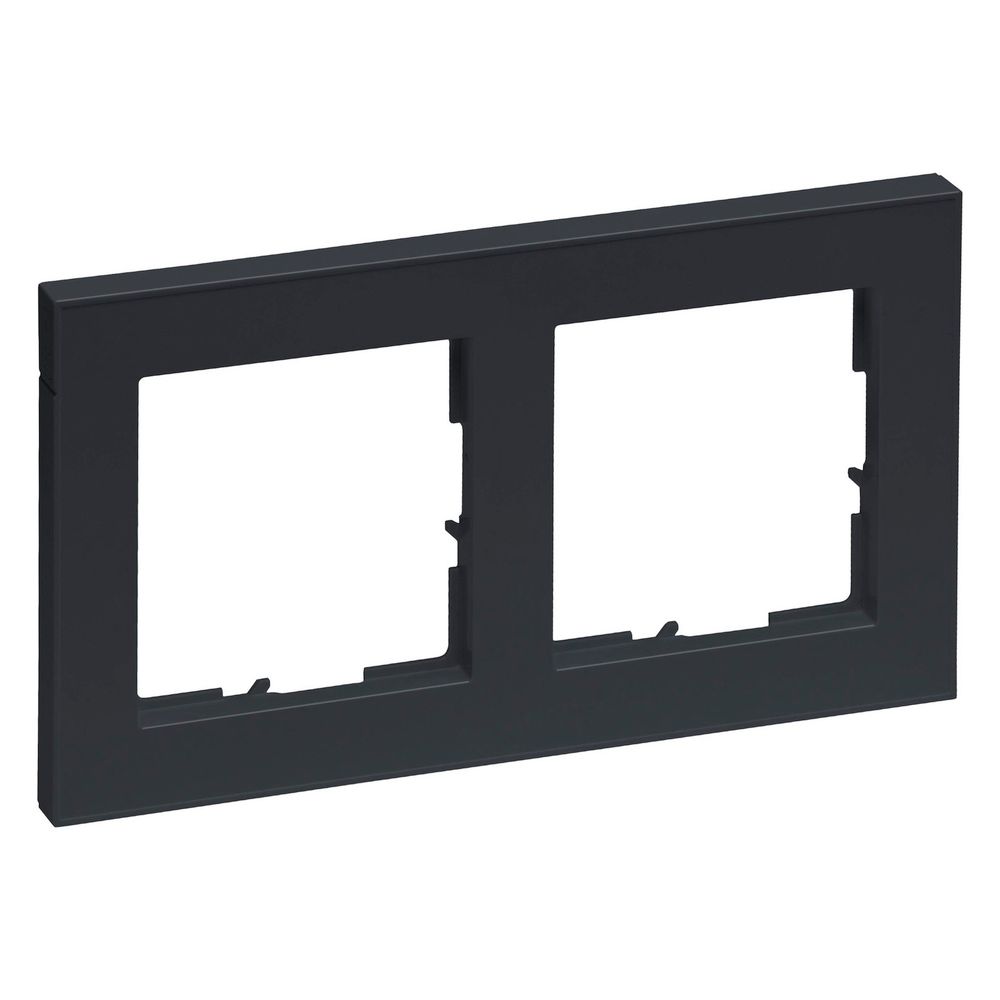 Legrand 2-fach Rahmen SEANO+, 86x157x10mm, Kunststoff, Anthrazit, 765482... LEGRAND-765482 3414972548434 (Abb. 3)