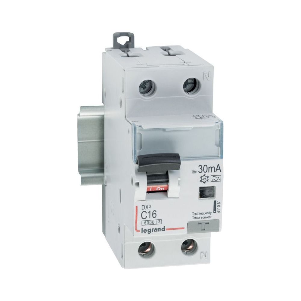 Legrand FI/LS-Schalter DX3 C 16A, 1P+N, 6kA, 30mA, Typ A, 230V, 2TE... LEGRAND-411061 3414970351821 (Abb. 3)