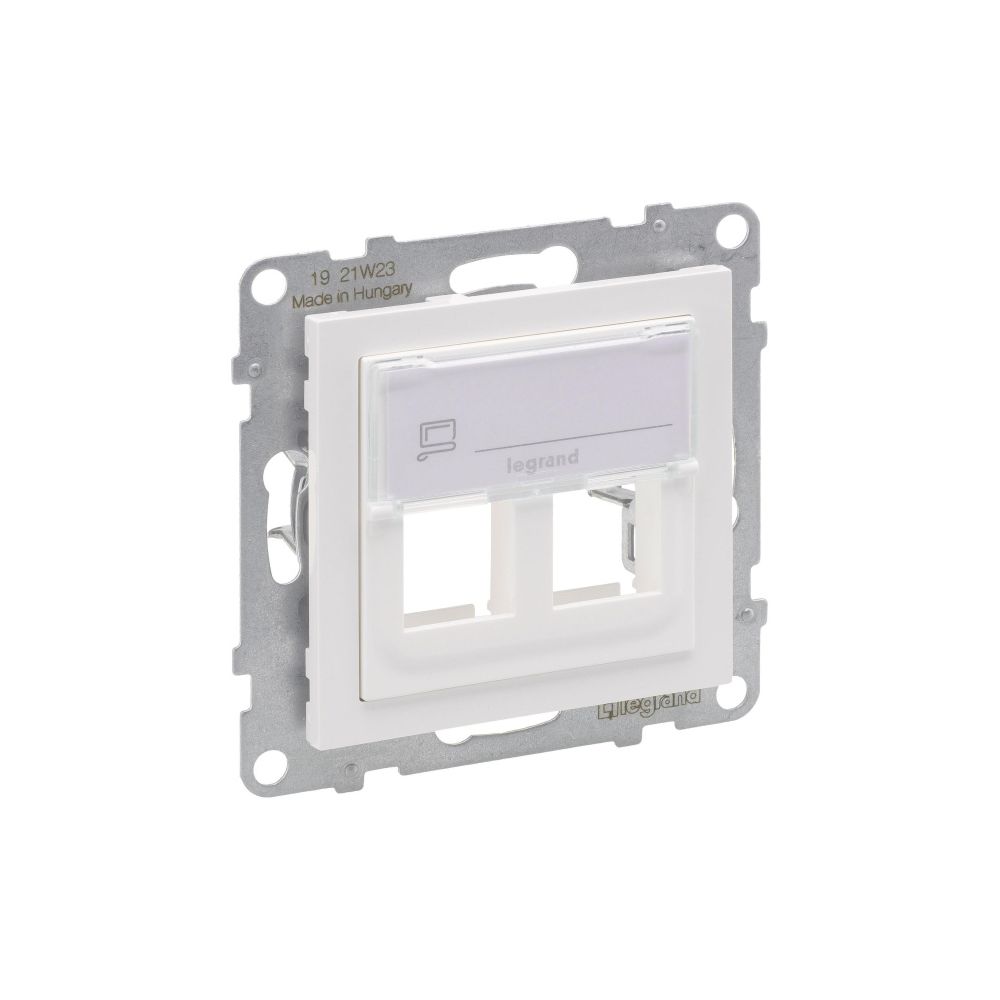 Legrand Key-Stone-Adapter SEANO 2-fach, Unterputz, Kunststoff, Ultraweiß, 765602... LEGRAND-765602 3414972541992 (Abb. 2)