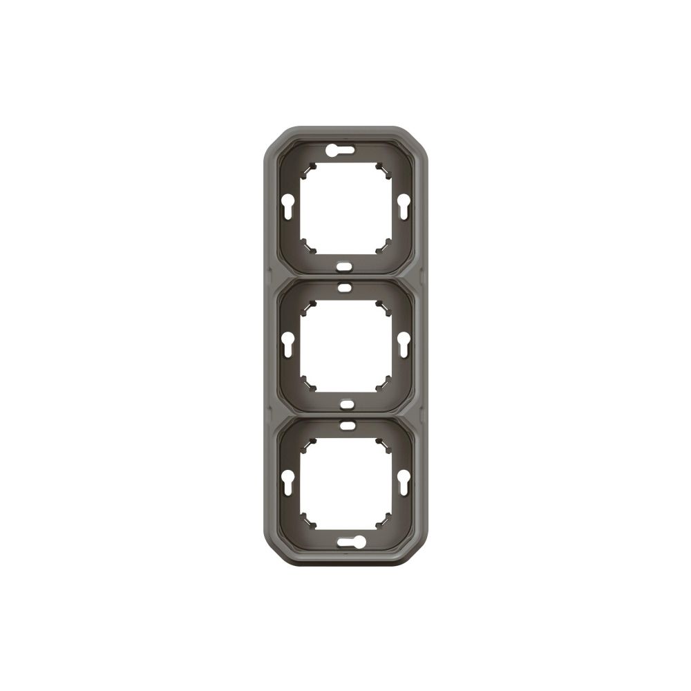 Legrand Tragring Plexo New 3fach, Unterputz, 227x85x43,5mm, Thermoplast, Anthrazit, 06... LEGRAND-069608L 3414971880016 (Abb. 3)