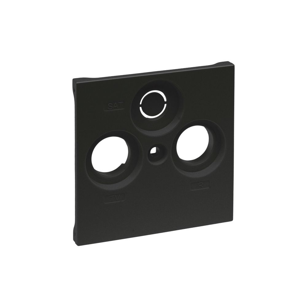 Legrand SEANO Abdeckung TV-R-SAT Zentralplatte, Kunststoff, Schwarz, 56,7x56,7x9,7mm, 7... LEGRAND-765356 3414972545044 (Abb. 2)
