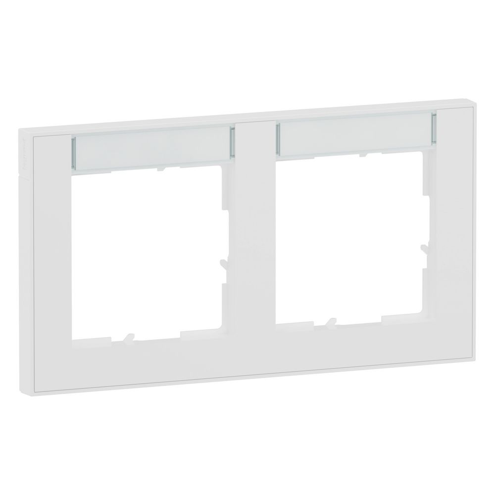 Legrand Abdeckrahmen SEANO+ 2-fach horizontal, 10x55mm Beschriftungsfeld, 87x158x9,8mm,... LEGRAND-765892 3414972547543 (Abb. 5)