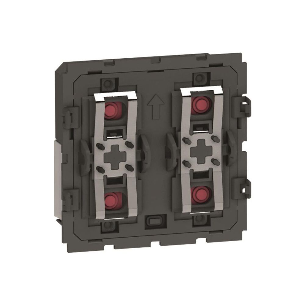 Legrand Tastsensor 2-fach myHome, 4 Tasten, mit LED-Anzeige, Unterputz, Kunststoff, 067... LEGRAND-067552 3245060675523 (Abb. 3)