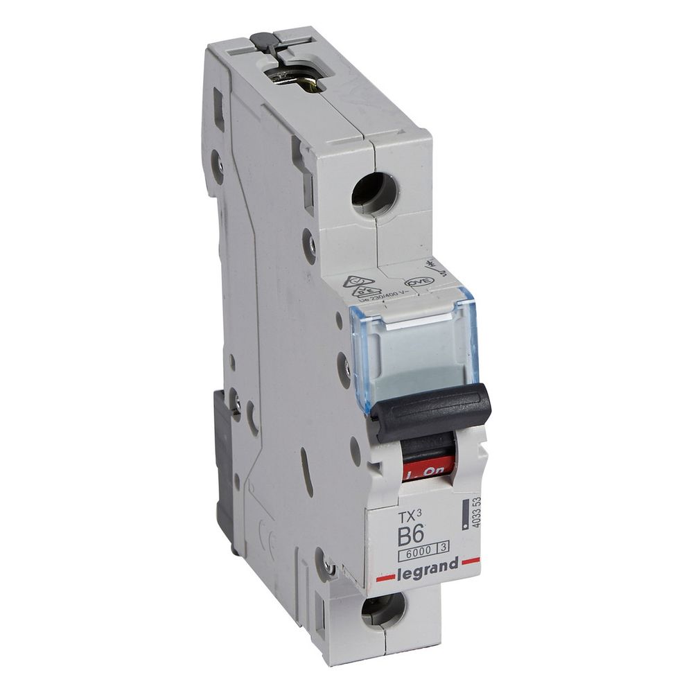 Legrand Leitungsschutzschalter TX3 B 6A, 1-polig, 6 kA, 1TE, Grau, 403353... LEGRAND-403353 3414970386182 (Abb. 3)