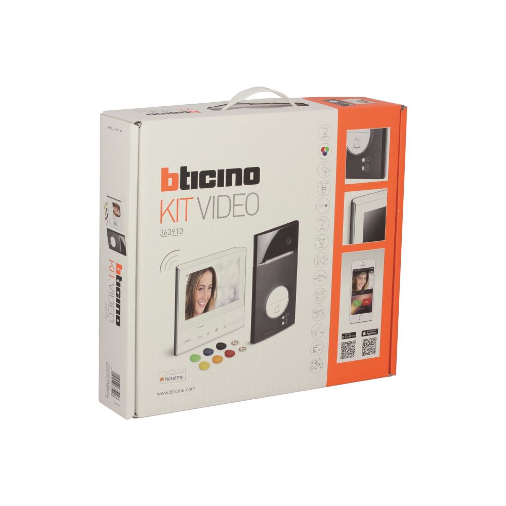 Legrand BTicino Video-Set Flex'ONE LINEA 3000 CLASSE 300 X13E, 7 Zoll, IP54, Schwarz/We... LEGRAND-363910 8005543675007 (Abb. 2)