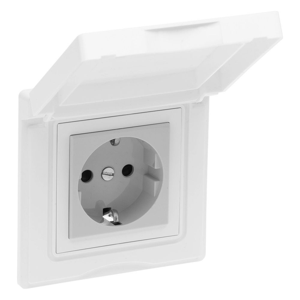 Legrand SEANO Green'Up Ladesteckdose Komplettgerät, 16A 230V, IP44, Aufputz, Ultraweiß,... LEGRAND-765217 3414972550284 (Abb. 3)