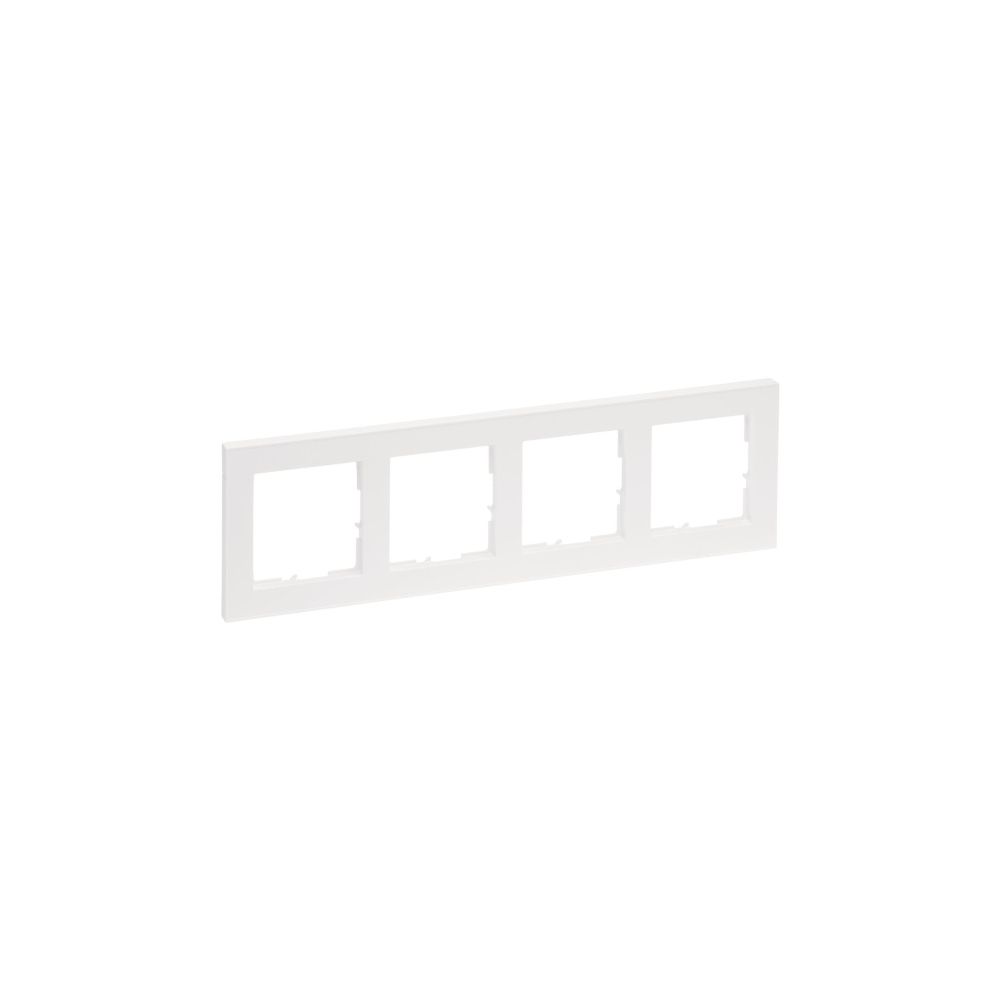 Legrand Abdeckrahmen SEANO+ 4-fach, 86x300mm, Thermoplast, Ultraweiß, 765184... LEGRAND-765184 3414972549035 (Abb. 2)