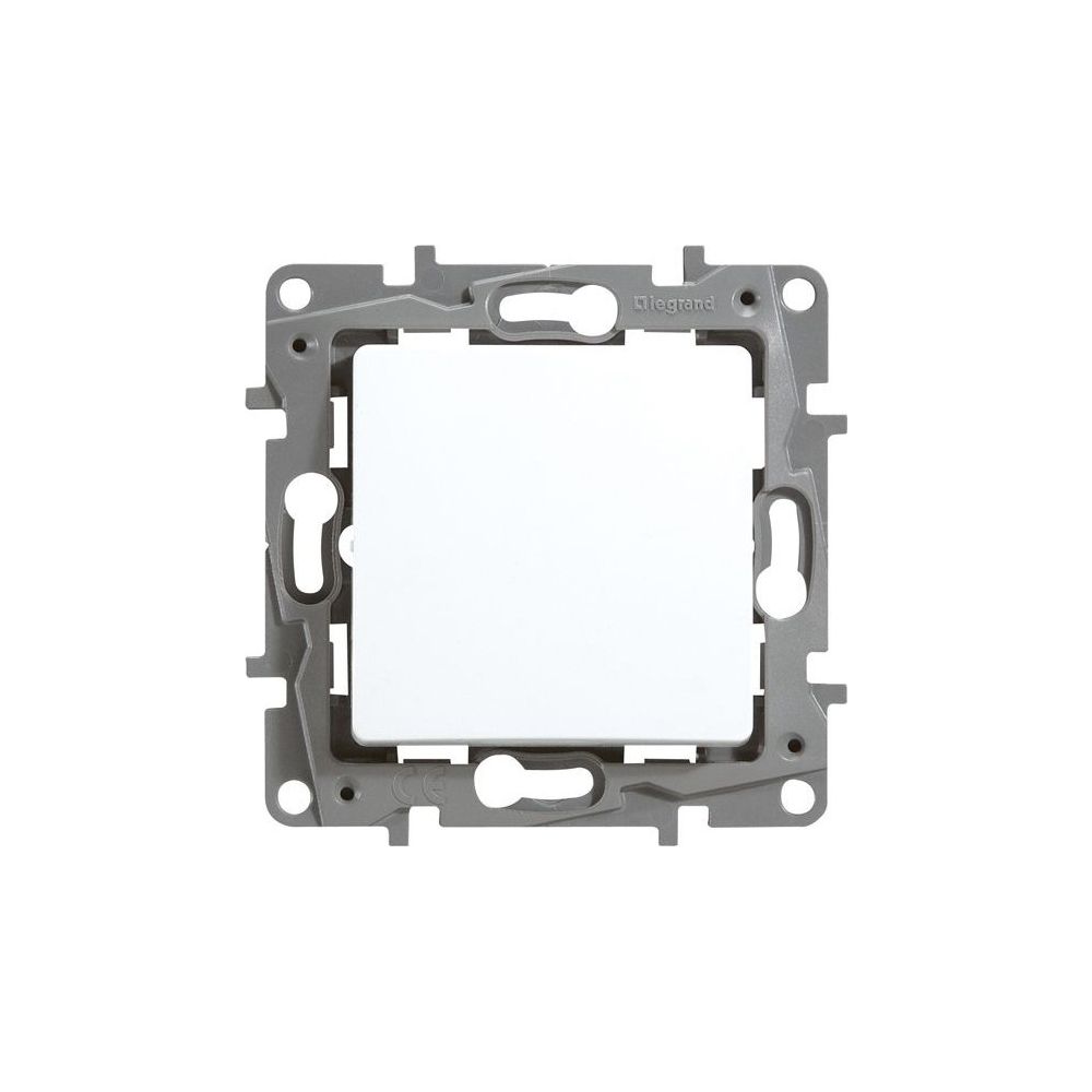 Legrand Niloe Einzeltaster, 6A 250V, Unterputz, Kunststoff, Ultraweiß, 664505... LEGRAND-664505 3245066645056 (Abb. 2)