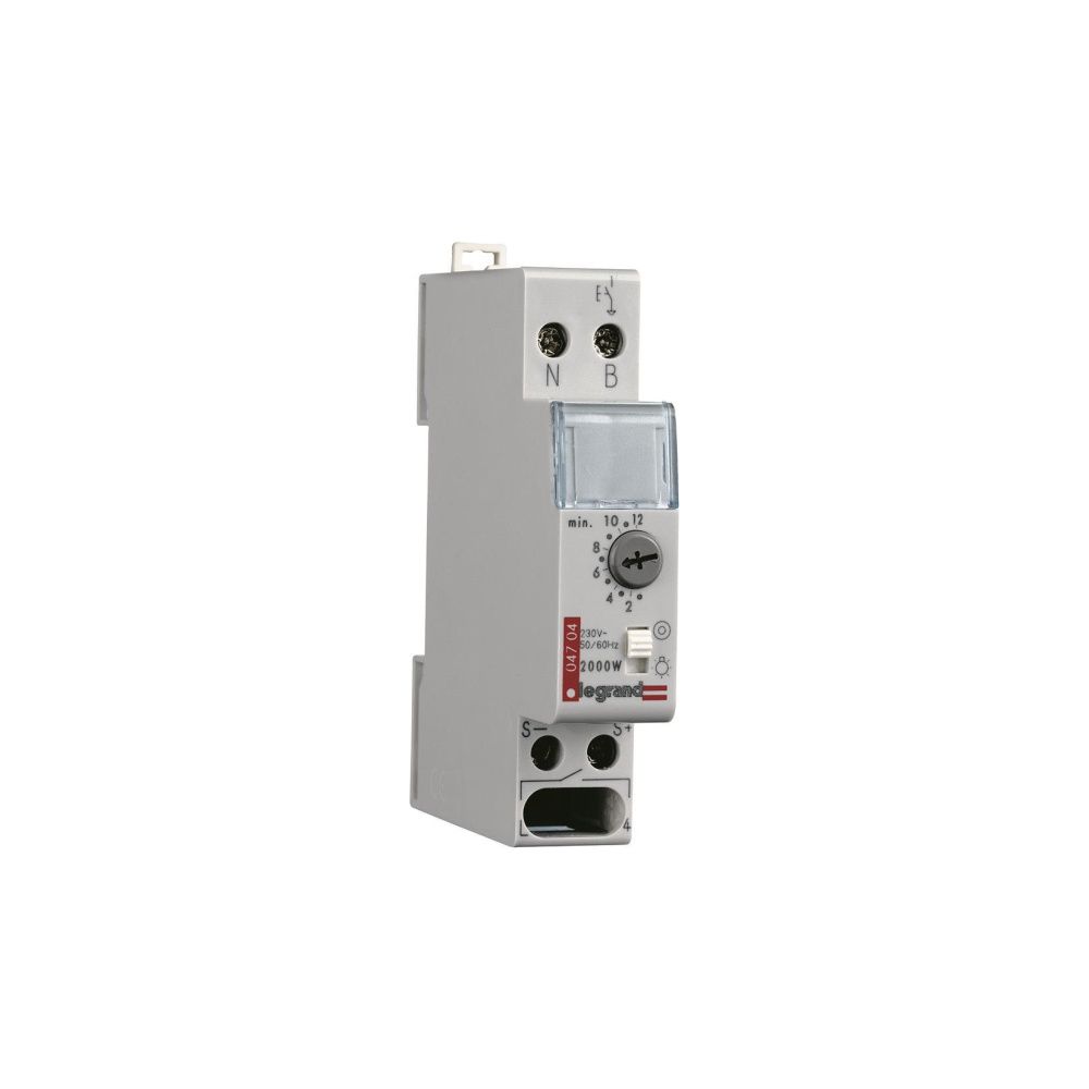 Legrand Treppenlichtzeitschalter Rex800Multi, 230V, 0,5-12 min, 1 Schließer, 1 TE, 70mm... LEGRAND-004704 4010957047047 (Abb. 2)