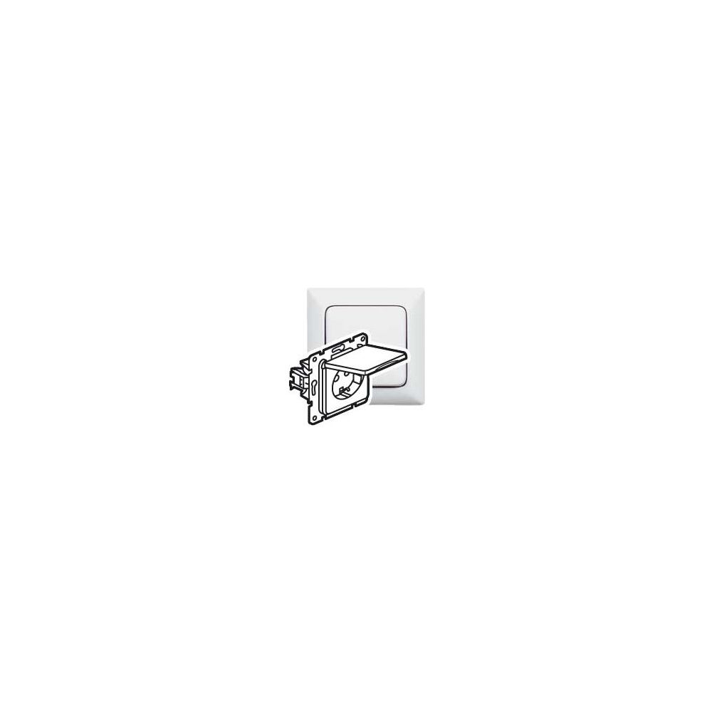 Legrand Steckdose Creo mit Klappdeckel und erhöhtem Berührungsschutz, 16A, 250V, Unterp... LEGRAND-776224 3245067762240 (Abb. 2)