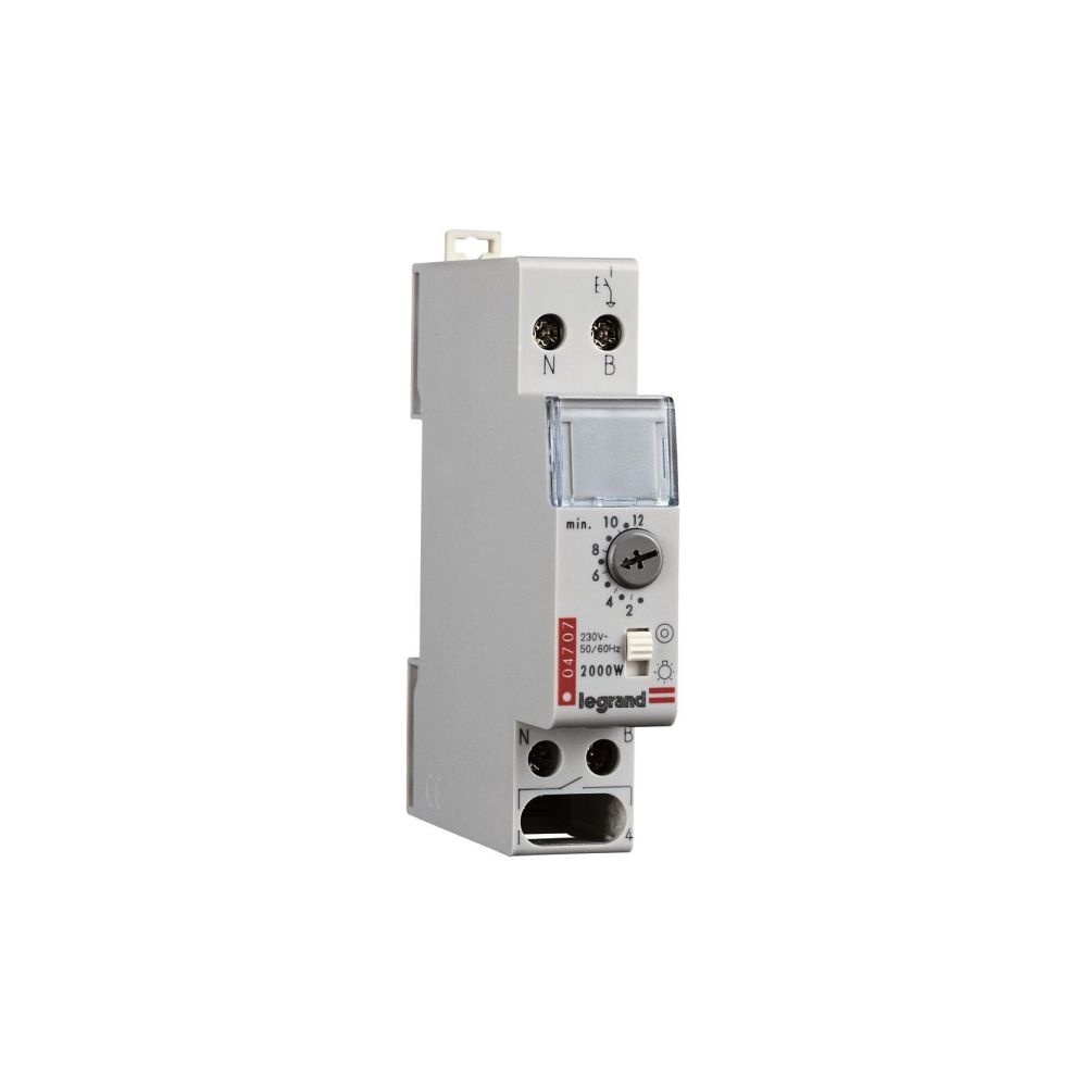 Legrand Treppenlichtzeitschalter Rex800Plus, 0,5-12 min, 16 A, 1 TE, 230 V, 004707... LEGRAND-004707 4010957047078 (Abb. 2)