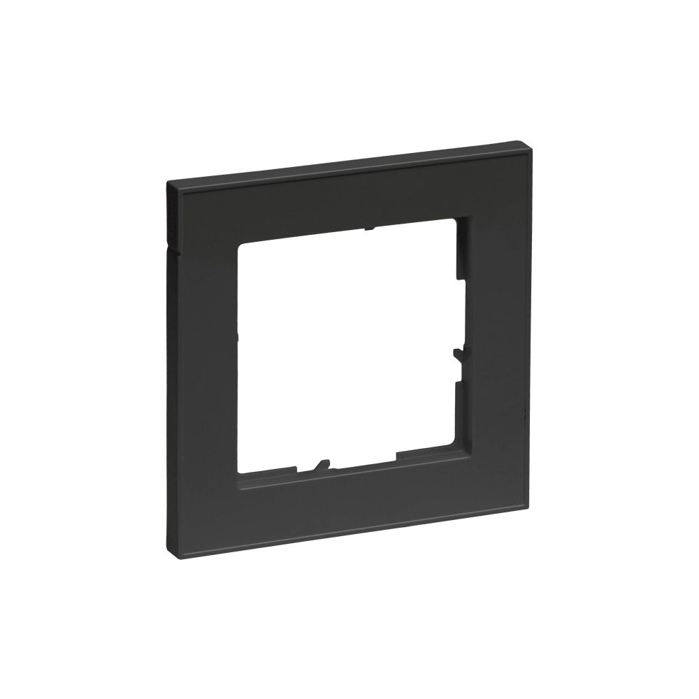 Legrand 1-fach Rahmen SEANO+, 86x86x10mm, Kunststoff, Schwarz lackiert, 765381... LEGRAND-765381 3414972548137 (Abb. 2)
