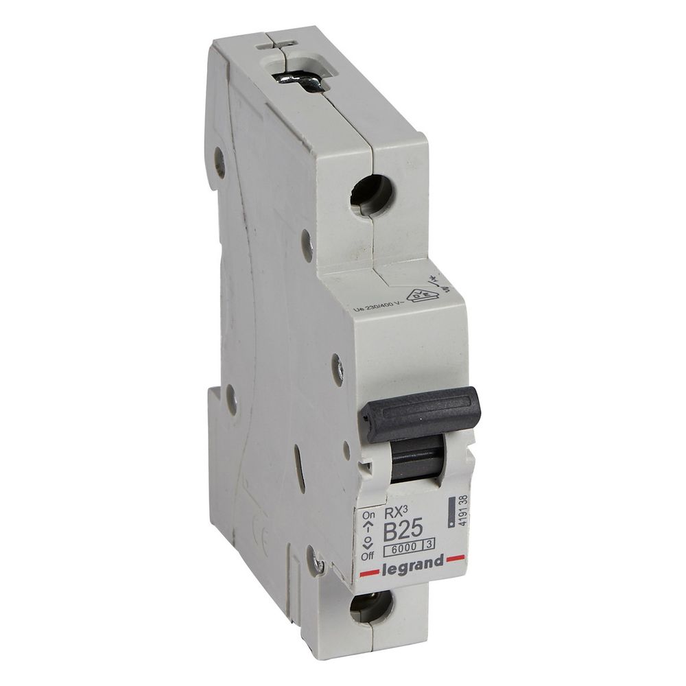 Legrand Leitungsschutzschalter RX3 B25A, 1-polig, 6kA, 230V, 1TE, Grau... LEGRAND-419138 3414970366788 (Abb. 2)
