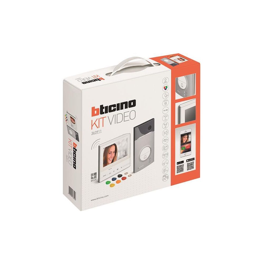 Legrand BTicino Video-Set Flex'ONE LINEA 3000 CLASSE 300 X13E, 7", Aufputz, Aluminium, ... LEGRAND-363911 8012199663203 (Abb. 2)