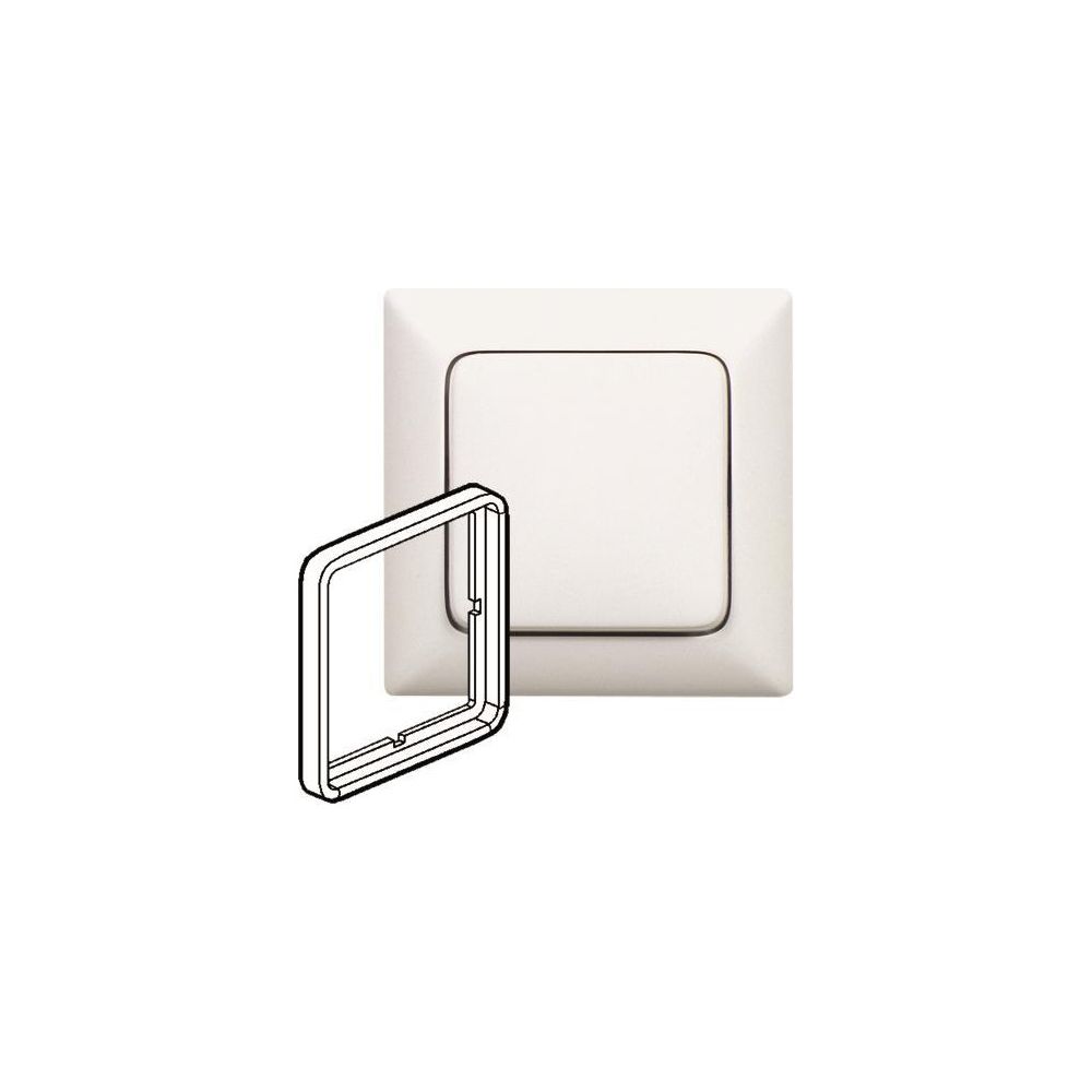 Legrand Zwischenring Creo 50x50mm, Ultraweiß, 776295... LEGRAND-776295 3245067762950 (Abb. 2)