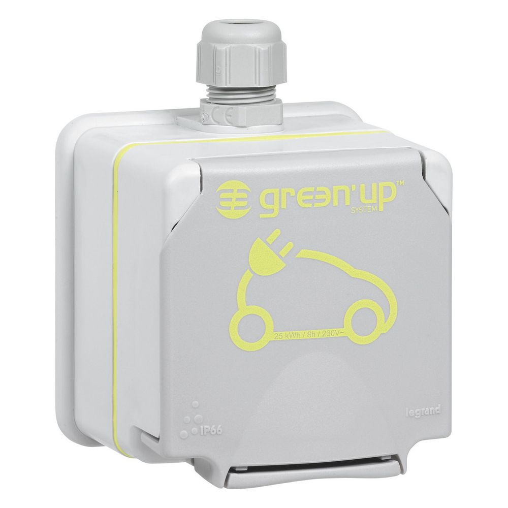 Legrand Schutzkontaktsteckdose Green Up Plexo66, 16A 230V, IP44, 180x147,5x76mm, SAT0... LEGRAND-SAT00194 4010957001940 (Abb. 2)