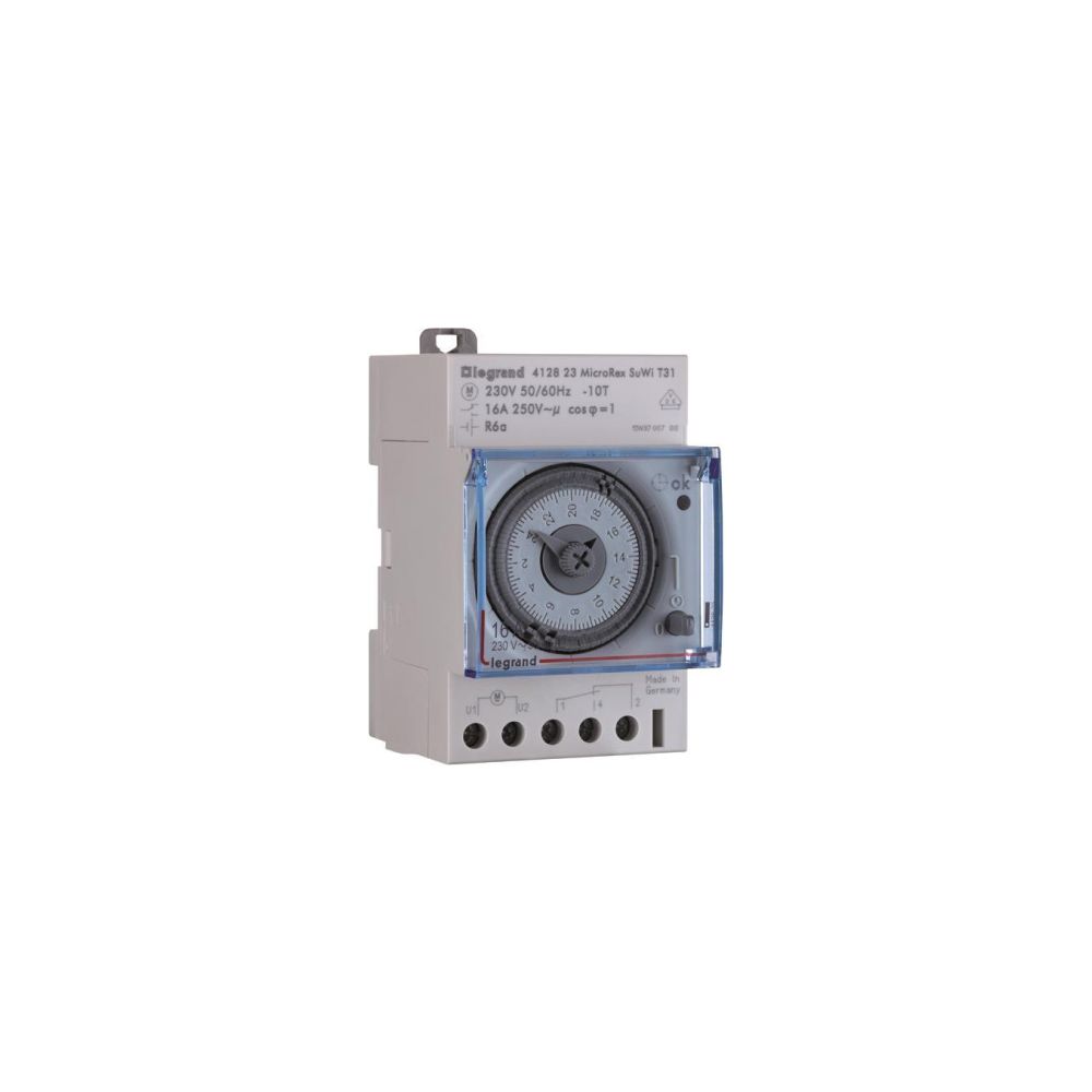 Legrand Tagesschaltuhr MicroRex T31 Su/Wi, 230V, 16A, 3 TE, Grau... LEGRAND-412823 3245064128230 (Abb. 2)
