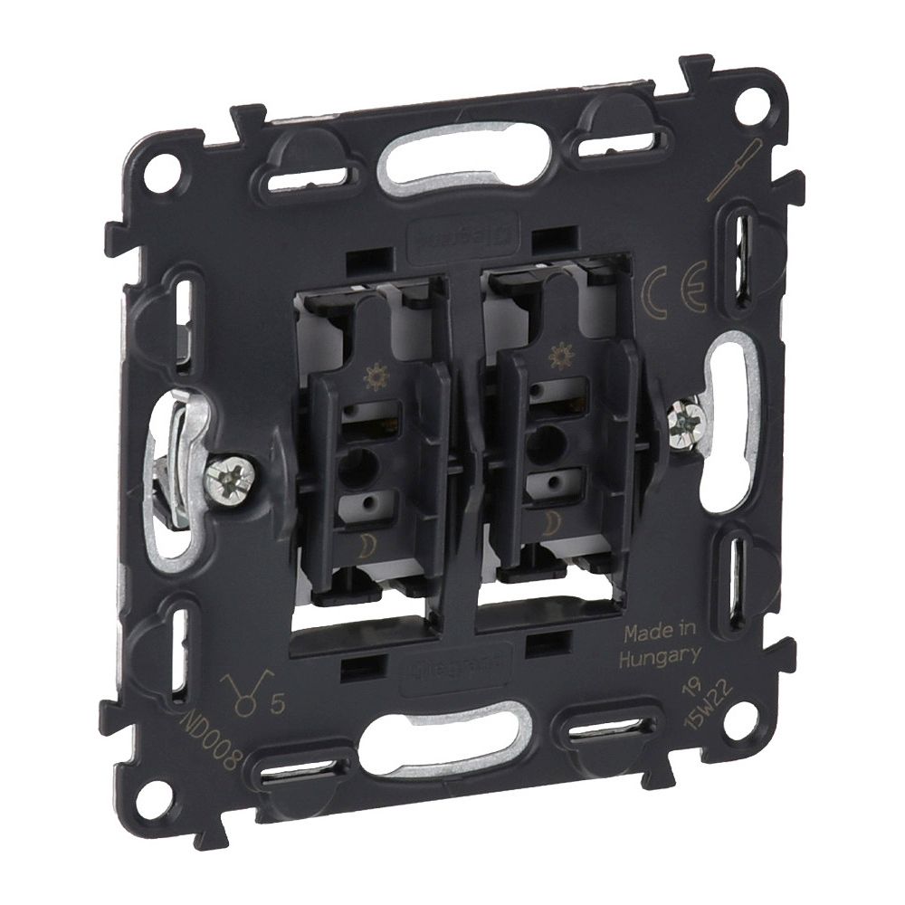 Legrand Serienschalter Valena In Matic, 10AX, 250V, Unterputz, 74,7x74,7x37,2mm, 752005... LEGRAND-752005 3414970459411 (Abb. 3)
